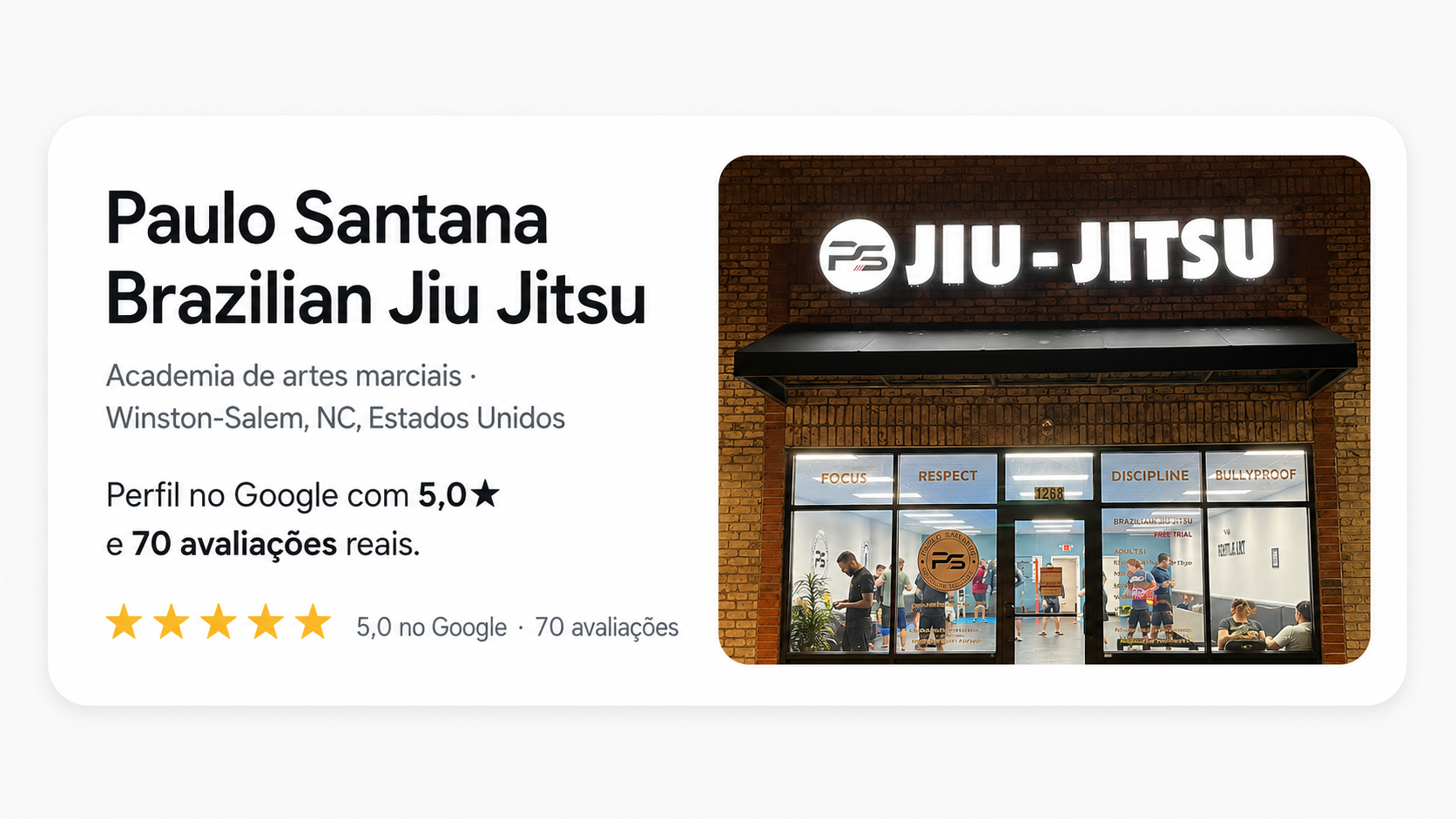 Paulo Santana Brazilian Jiu Jitsu — Winston-Salem, NC